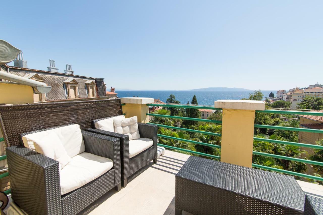 Penthouse And Piano Nobile Prkg Wifi Garden Near Beach Away From Roads オパティヤ エクステリア 写真